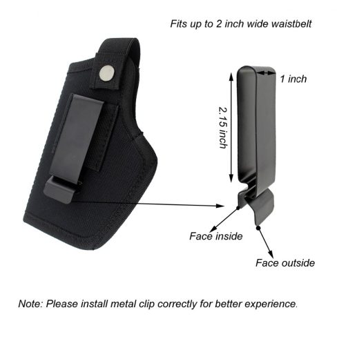 IWB OWB Concealed Carry Holster Fits Subcompact to Large Handguns - Image 3
